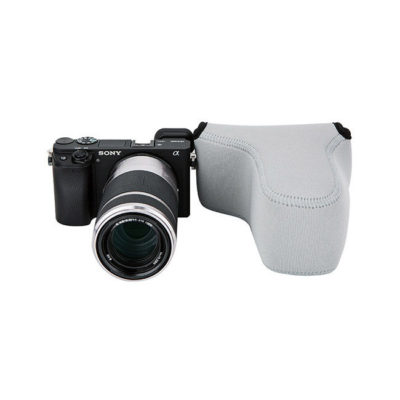 JJC OC-S3 Neoprene Camera Pouch Grijs