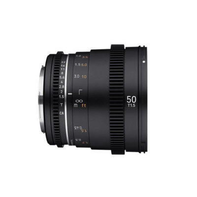 Samyang 50mm T1.5 Mark II VDSLR Sony E-mount objectief