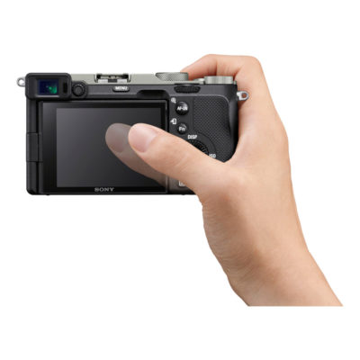 Sony Alpha A7C systeemcamera Zilver + FE 50mm f/1.8 touchscreen