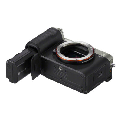 Sony Alpha A7C systeemcamera Zilver + FE 50mm f/1.8 accupoort