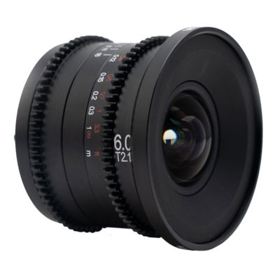 Laowa 6mm T2.1 Zero-D Cine MFT-mount objectief