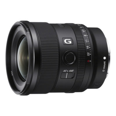 Sony Alpha A7 IV systeemcamera + 20mm f/1.8G objectief liggend