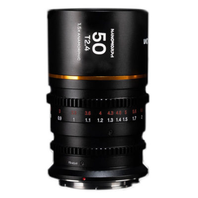 Laowa 50mm T2.4 1.5X S35 Nanomorph Cine Amber L-mount objectief