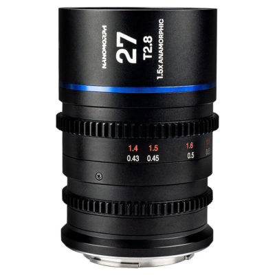 Laowa 27mm T2.8 1.5X S35 Nanomorph Cine Blue MFT-mount objectief