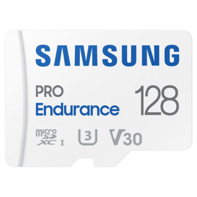 Samsung 128GB Pro Endurance micro SD U1 V10 100MB/s geheugenkaart + adapter