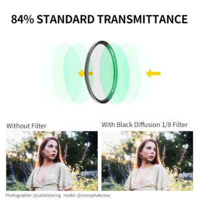 Afbeelding van K&F Concept Nano-X Magnetic Black Mist Filter 1/8 52mm