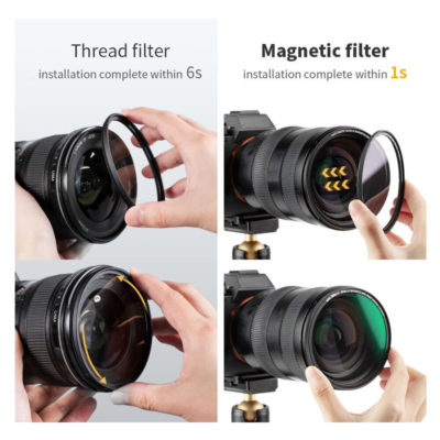 Afbeelding van K&F Concept Nano-X Magnetic Black Mist Filter 1/8 52mm