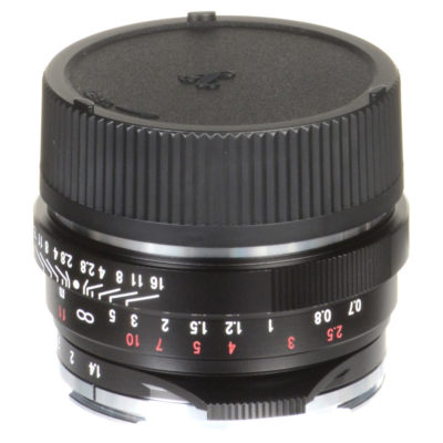 Voigtlander Nokton 40mm f/1.4 MC Leica M-mount objectief Zwart