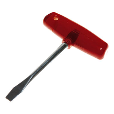 Filmsticks T-Handle Slotted Screwdriver Red Extended Shaft