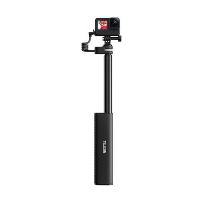 Telesin Rechargeable Selfie Stick for Action Cameras &amp; Smartphones