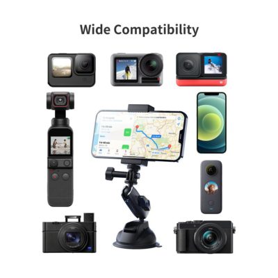 Telesin Suction Cup Mount for GoPro