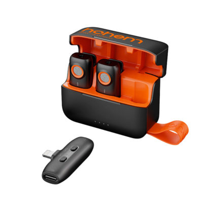 Hohem MIC-01 Draadloze Smartphone Microfoon - Lightning (2TX + 1RX + Charging Case)
