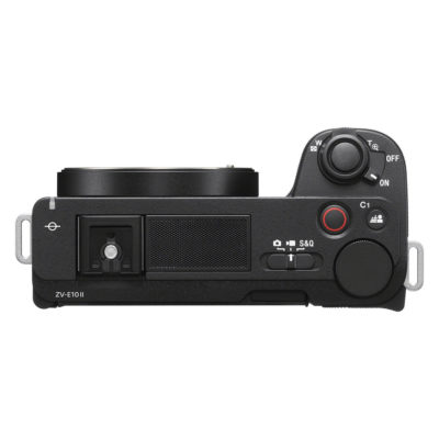 Sony ZV-E10 II content creator camera + 11mm bovenkant