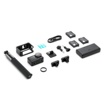 DJI Osmo Action 5 Pro Adventure Combo Starter Kit inhoud doos