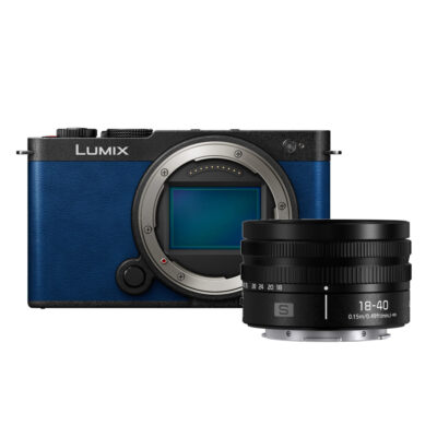 Panasonic Lumix S9 systeemcamera Night Blue + 18-40mm f/4.5-6.3 voorkant