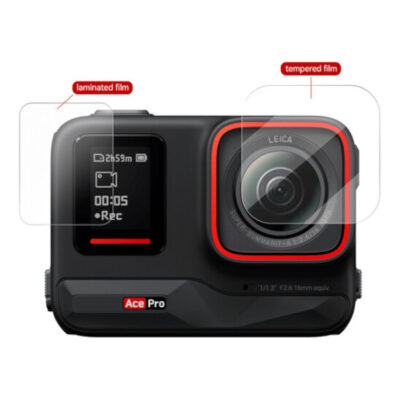 Telesin Screenprotector-set gehard glas Insta360 Ace Pro