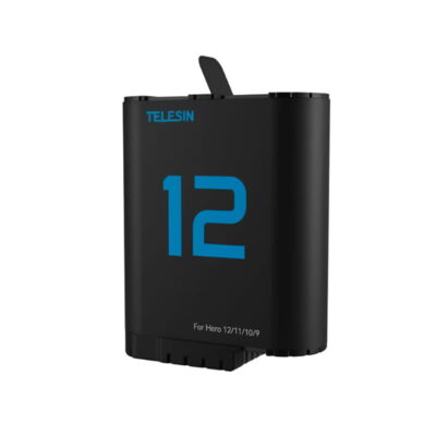 Telesin Batterij (Double Arc) voor GoPro Hero 12/11/10/9 - 1720mAh