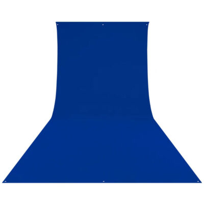 Westcott X-Drop Wrinkle-Resistant Sweep Backdrop - Royal Blue (9' x 20')
