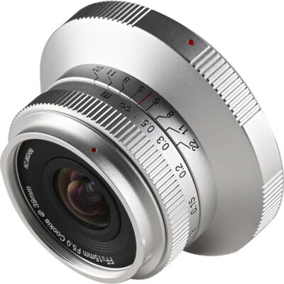 Laowa 15mm f/5 Cookie FF Nikon Z-mount objectief Zilver