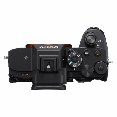 Sony Alpha A7R V systeemcamera + Sigma 24-70 II bovenkant