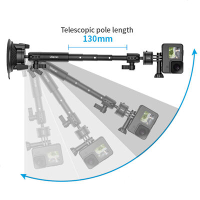 Ulanzi ZJ01 Magnetic Suction Cup Mount diagonaal