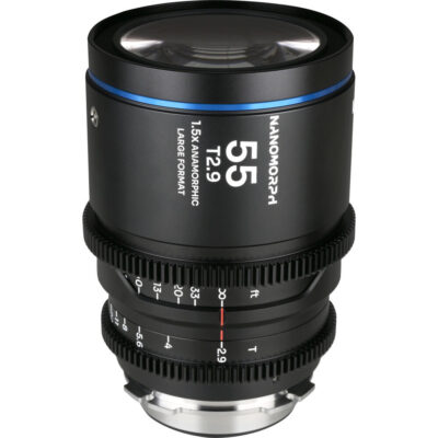Laowa 55mm T2.9 1.5X LF Nanomorph Blue PL/EF-mount objectief