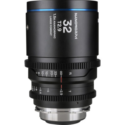 Laowa 32mm T2.9 1.5X LF Nanomorph Blue PL/EF-mount objectief