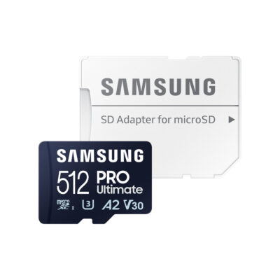 Samsung 512GB Micro SD Pro Ultimate UHS-I U3 A2 V30 200MB/s geheugenkaart
