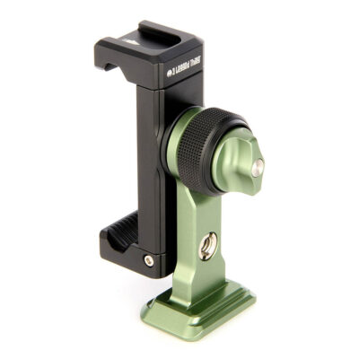 3 Legged Thing Phil Universal Adjustable Multi Functional Arca 3/8" & 1/4" Phone Clamp Green