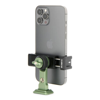 3 Legged Thing Phil Universal Adjustable Multi Functional Arca 3/8" & 1/4" Phone Clamp Green