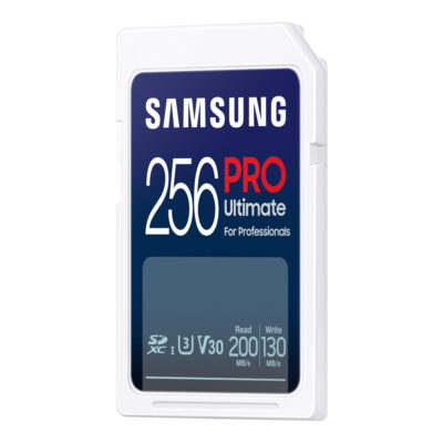 Samsung 256GB SDXC Pro Ultimate UHS-I U3 V30 200MB/s geheugenkaart