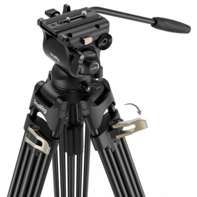 SmallRig 4686 Heavy-Duty Fluid Head Tripod Kit AD-01S