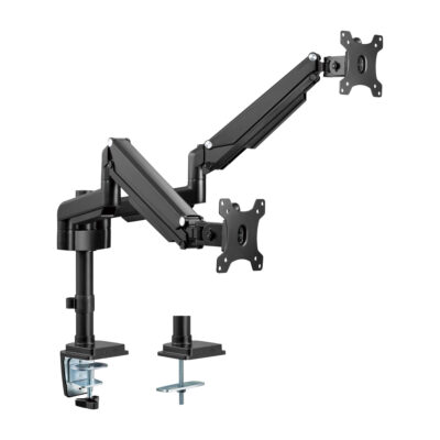 InLine table mount with lift, for two monitors up to 82cm (32 inch) 9kg