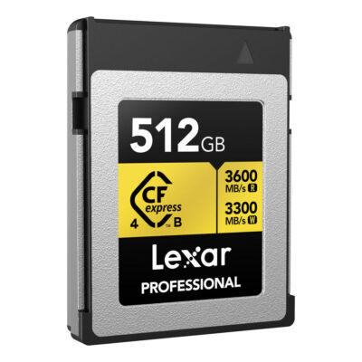 Lexar 512GB CFexpress PRO Type B GOLD 4.0 series - R3600/W3300MB/s