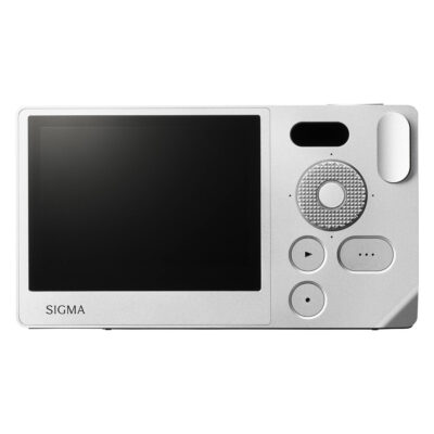 Sigma BF systeemcamera Body Zilver achterkant