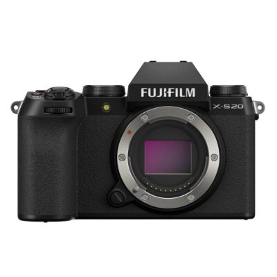 Fujifilm X-S20 systeemcamera Body Zwart voorkant