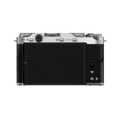Fujifilm X-M5 systeemcamera Body Zilver achterkant