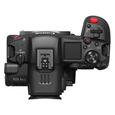 Canon EOS R5 C videocamera bovenkant