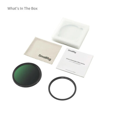SmallRig 5169 Magnetic 67mm VND Filter ND64-ND400 (6-9 Stop) in de doos