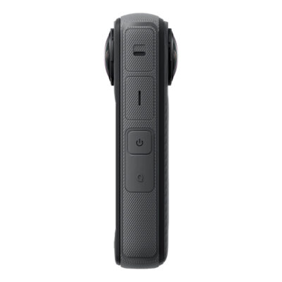 Insta360 X4 360-graden action camera zijkant