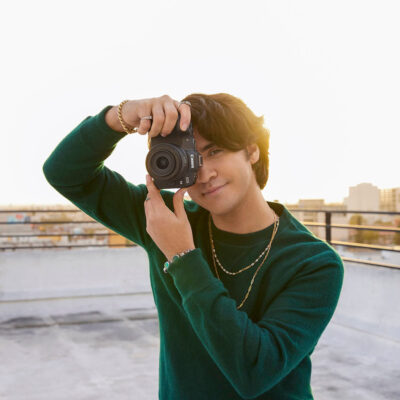 Canon EOS R8 systeemcamera Body lifestyle