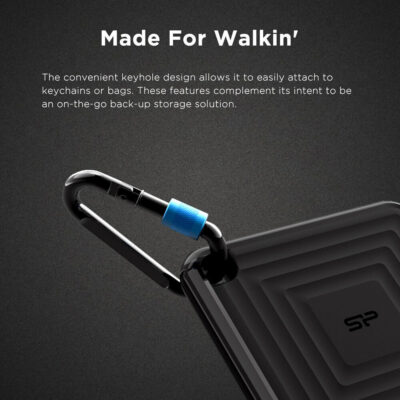 Silicon Power 1TB Portable SSD 540MB/s Black