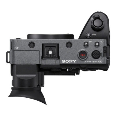 Sony Cinema Line FX2 videocamera bovenkant