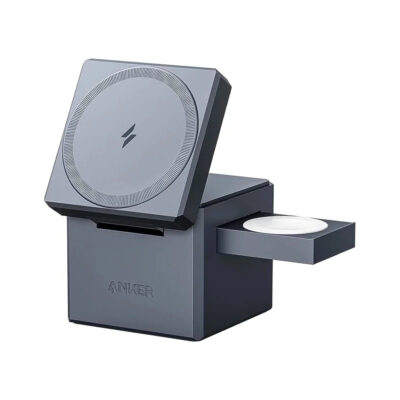 Anker MagSafe Draadloze Oplader 3-in-1 Cube 15W Zwart