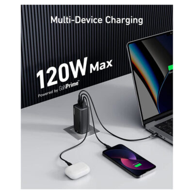 Anker Prime 737 Snellader 120W Zwart