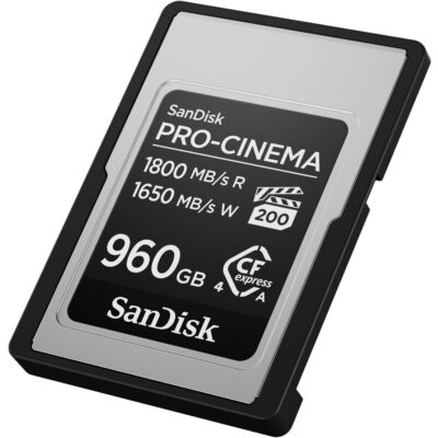 SanDisk 960GB CFexpress Type A Pro-Cinema 1650MB/s geheugenkaart