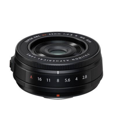 Fujifilm XF 23mm f/2.8 R WR Pancake objectief Zwart