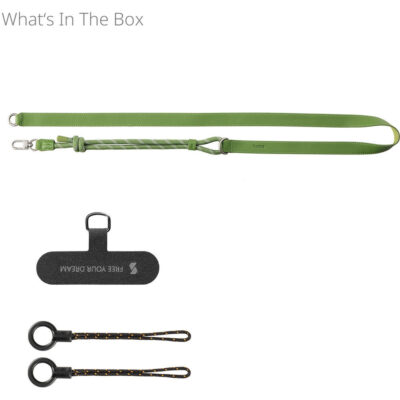 SmallRig 5301 FilMov Phone Shoulder Strap (Green)