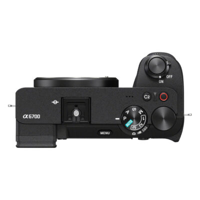 Sony Alpha A6700 Body Zwart bovenkant