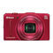 Nikon Coolpix S9700 compact camera Rood